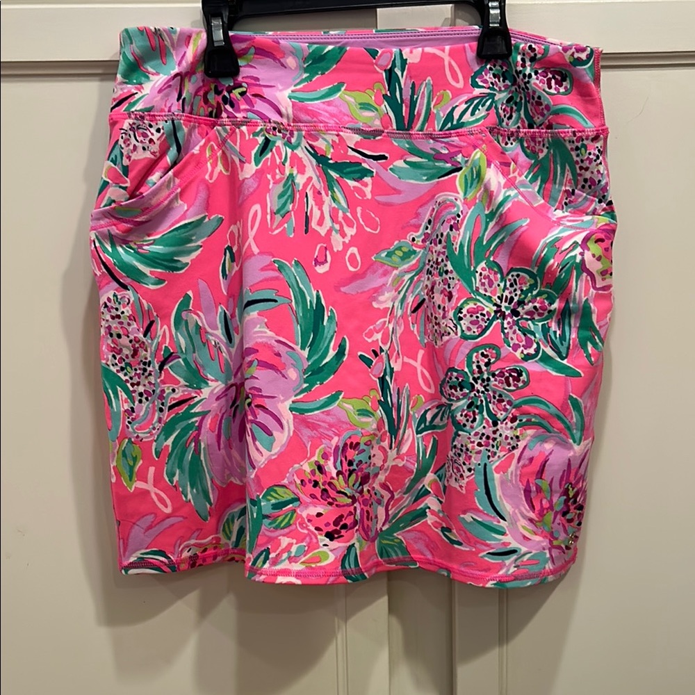 Lilly Pulitzer Floral Pink Skirt